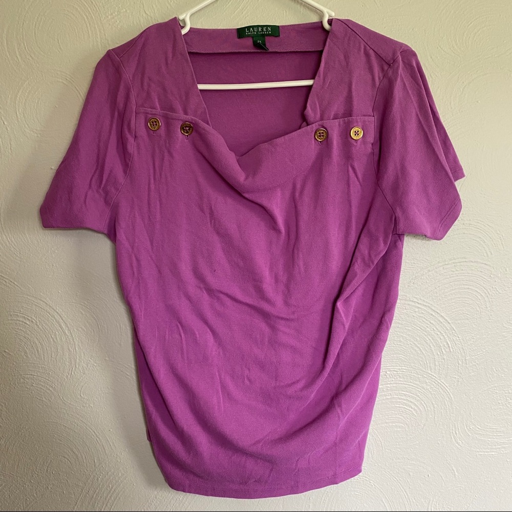 Ralph Lauren Button Front Top
